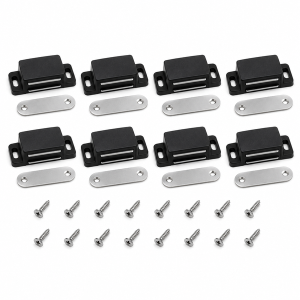 Lot de 8 loqueteaux magnétiques pour meuble