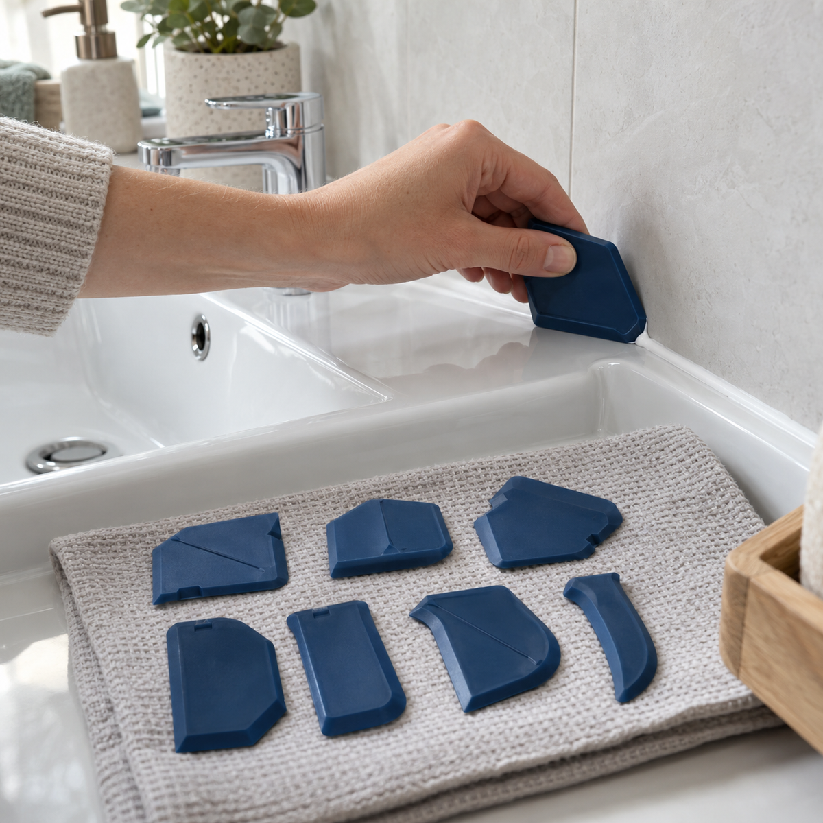 Lot de 8 outils de finition pour joints silicone