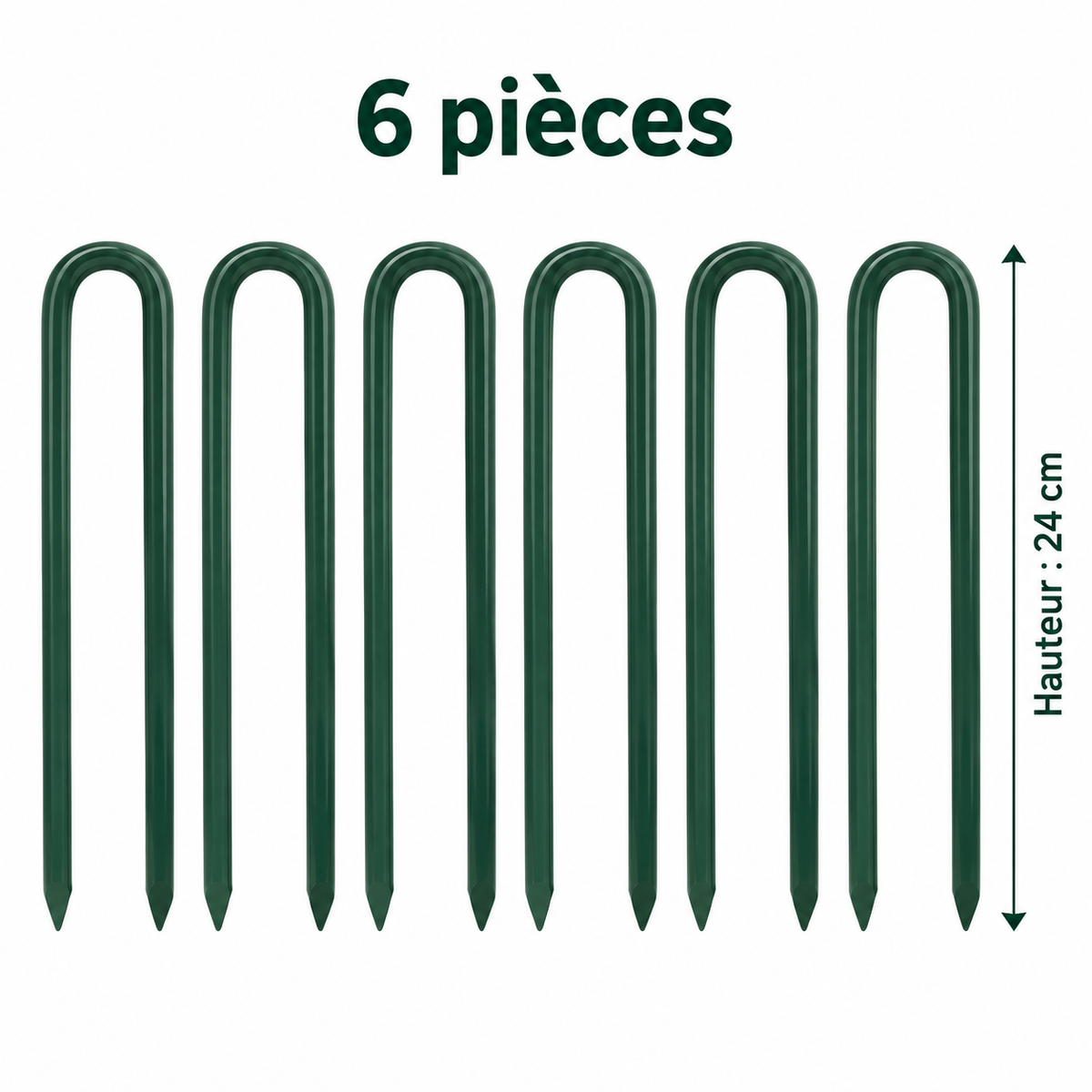 Lot de 6 guides pour tuyau d’arrosage