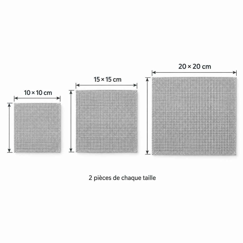 Kit de 6 patchs de réparation murale