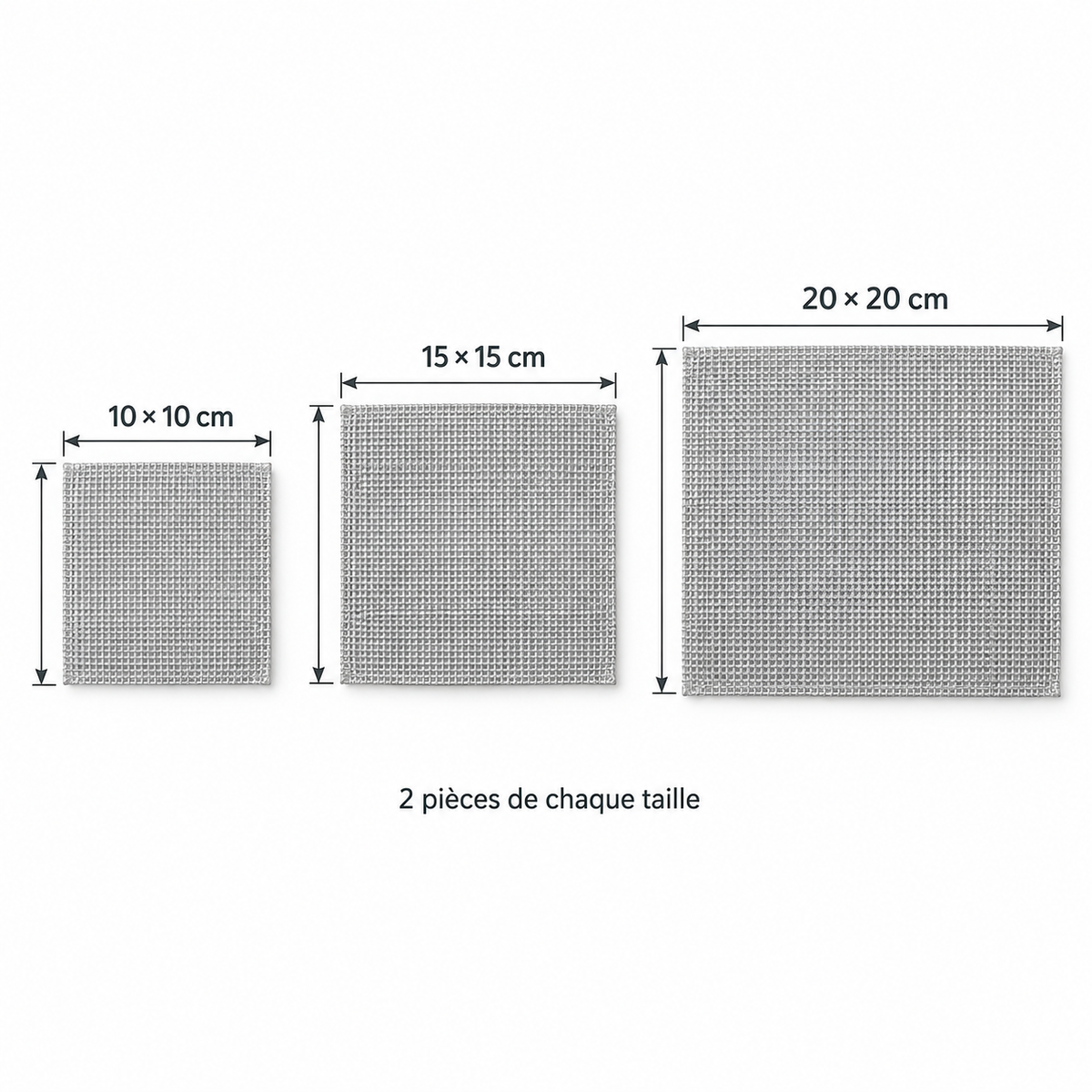 Kit de 6 patchs de réparation murale